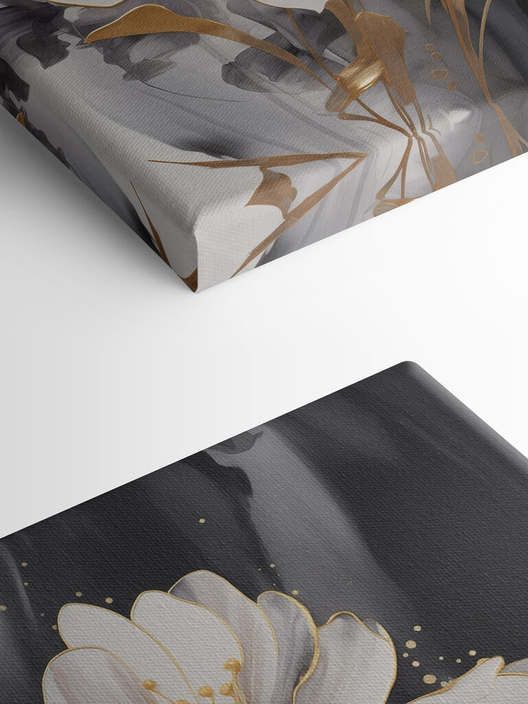 Delicate blossoms on a dark canvas Delicate blossoms on a dark canvas