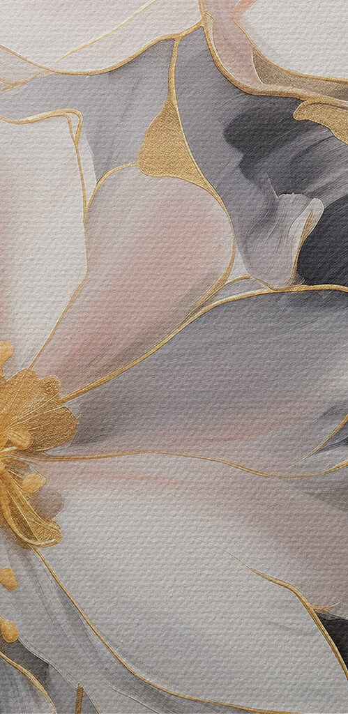 Delicate blossoms on a dark canvas Delicate blossoms on a dark canvas