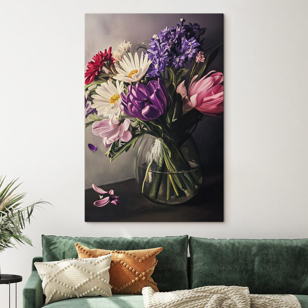 Vase of flowers