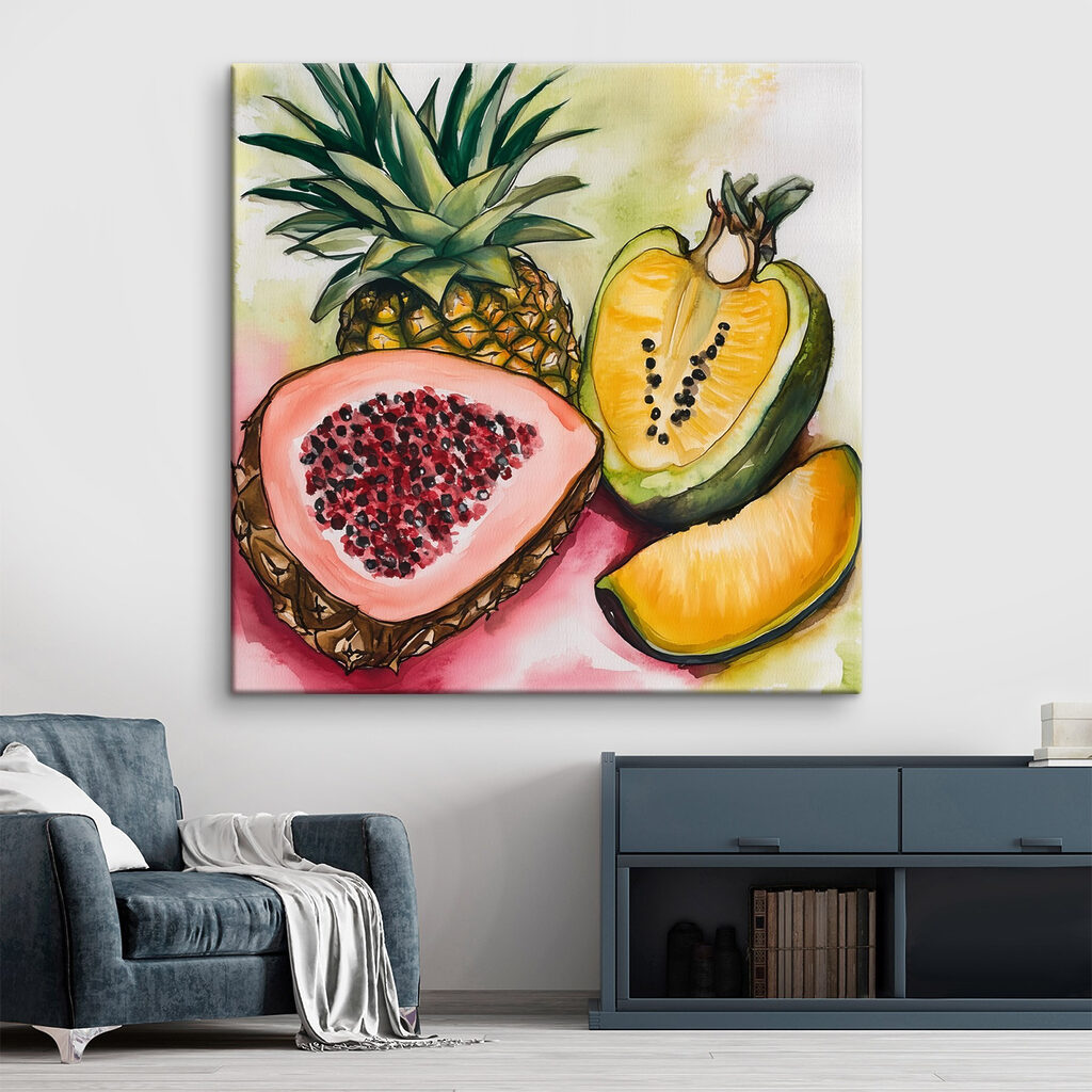 Watercolor painting of fruit Watercolor painting of fruit