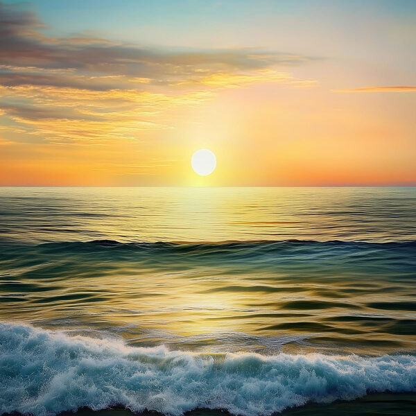 Puesta de sol sobre una masa de agua s43308p 600x600 - Puesta de sol sobre una masa de agua - tegory