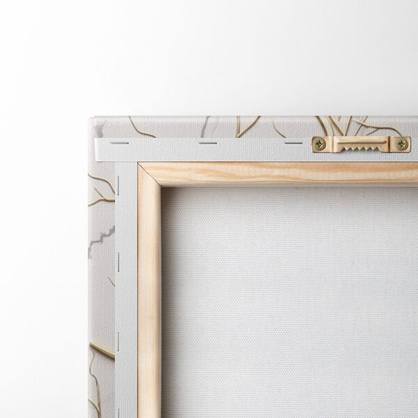 Elegant tree branches on marble backdrop Elegant tree branches on marble backdrop