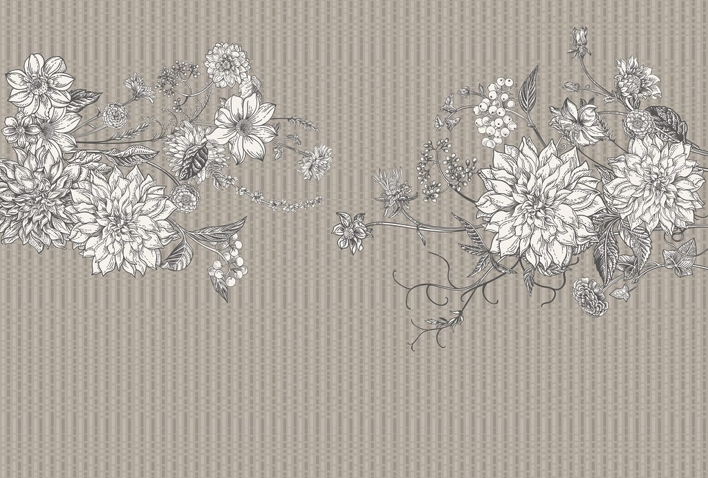 Elegante ilustración floral sobre fondo texturizado Elegante ilustración floral sobre fondo texturizado