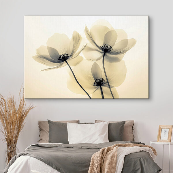 Cuadros Ramo de flores con lunares negros (SKU: s43316) Cuadros Cuadros Ramo de flores con lunares negros (SKU: s43316)