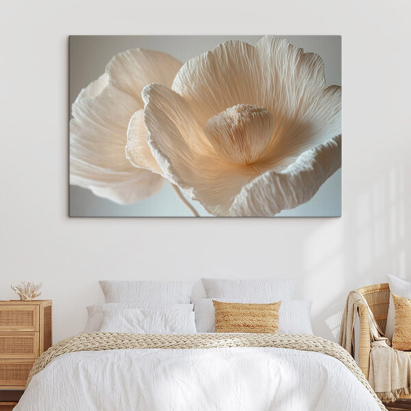 Delicate textured flower petals displayed Delicate textured flower petals displayed