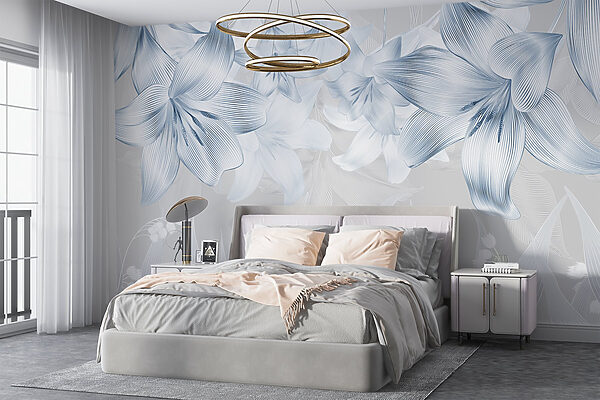 Delicate blooms in subtle shades