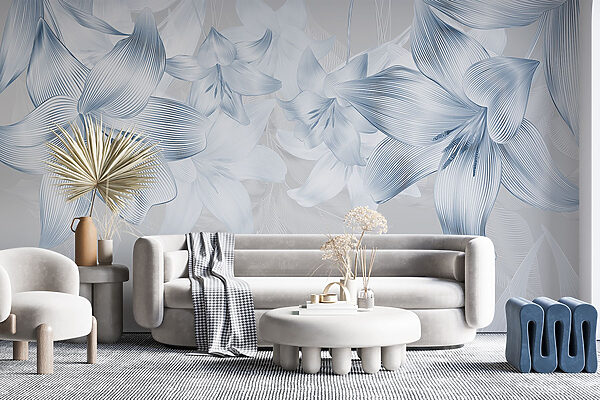 Delicate blooms in subtle shades