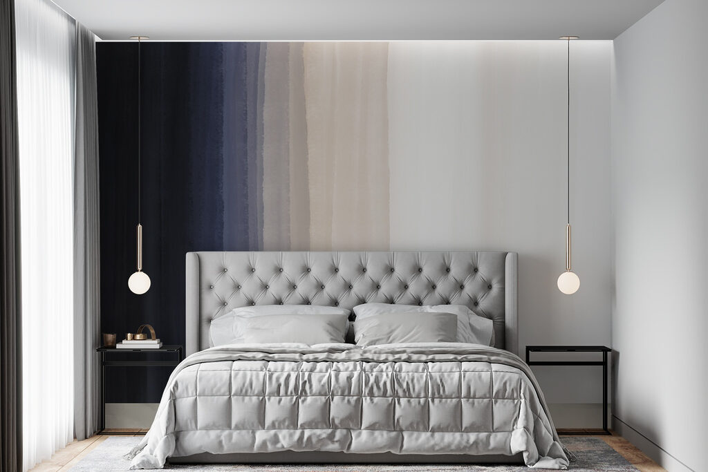 Textured stripes in soft color palette