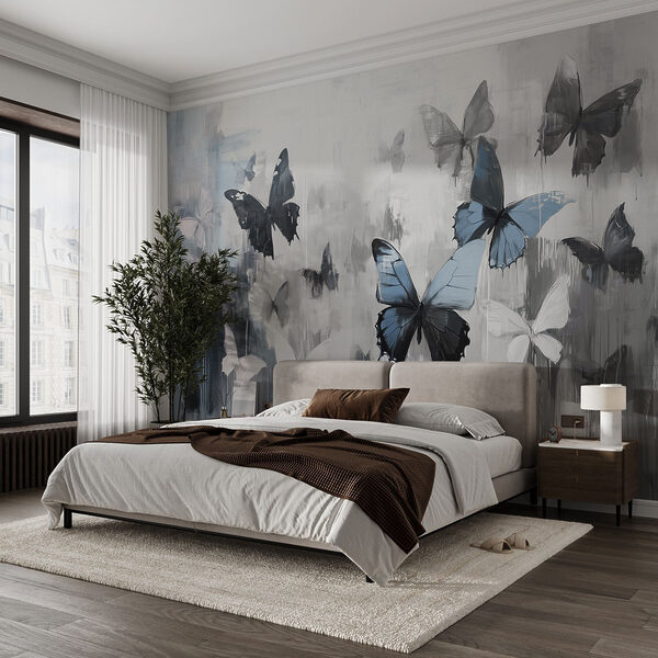 Pintura de mariposas volando Pintura de mariposas volando