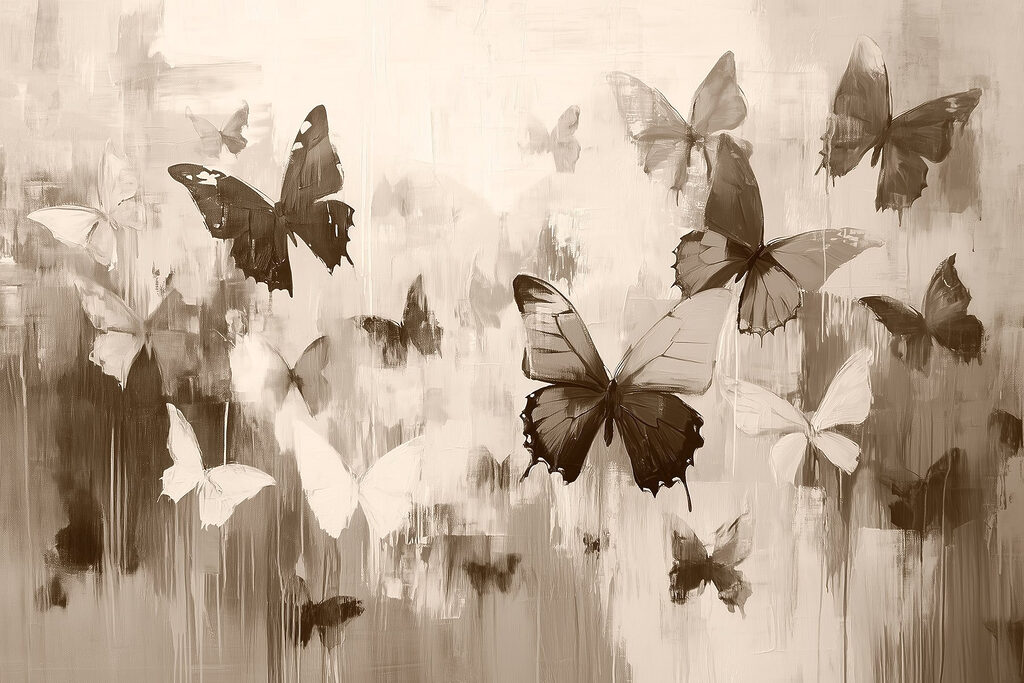 Grupo de mariposas volando Grupo de mariposas volando