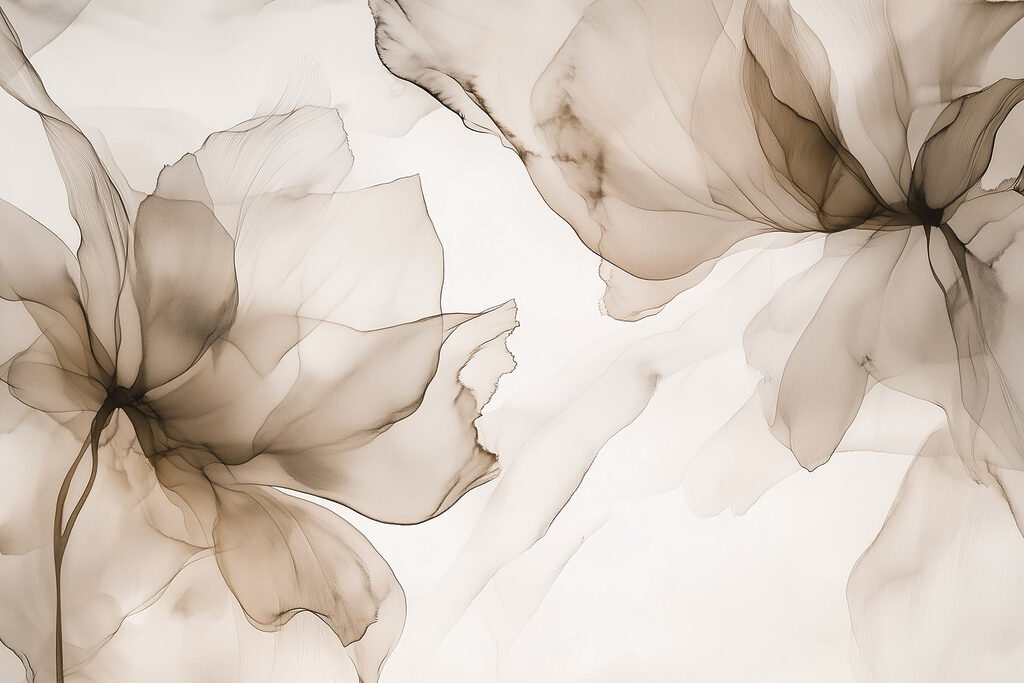 Delicado diseño floral abstracto Delicado diseño floral abstracto