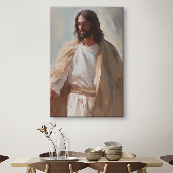 Painting of a man wearing a robe Painting of a man wearing a robe