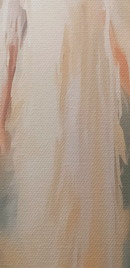 Painting of a woman in a white dress with wings Painting of a woman in a white dress with wings