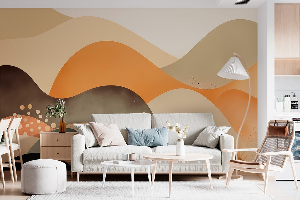 Painting of a desert landscape