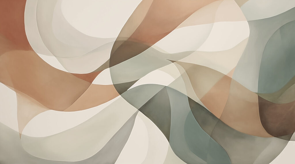Ondas abstractas en colores suaves Ondas abstractas en colores suaves