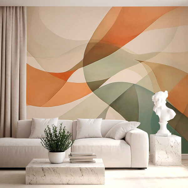 Ondas abstractas en colores suaves Ondas abstractas en colores suaves