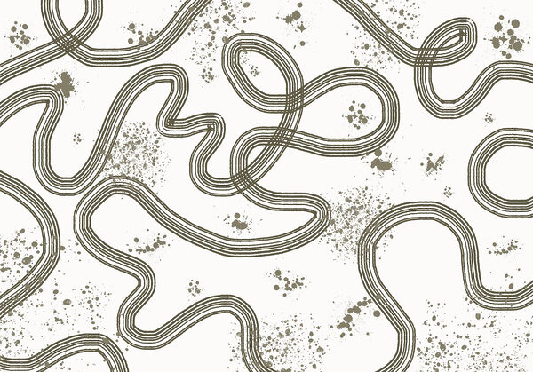 Plano en blanco y negro de un circuito de carreras Plano en blanco y negro de un circuito de carreras