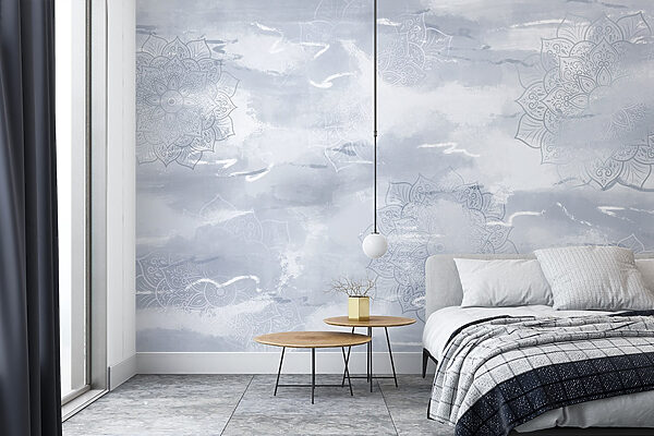 Fondo gris y blanco con motivos blancos y grises Fondo gris y blanco con motivos blancos y grises