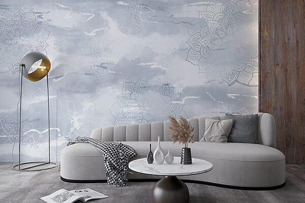 Fondo gris y blanco con motivos blancos y grises Fondo gris y blanco con motivos blancos y grises