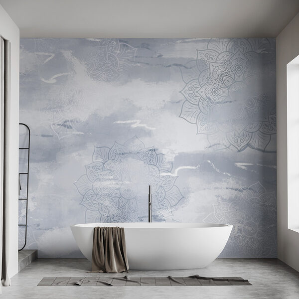 Fondo gris y blanco con motivos blancos y grises Fondo gris y blanco con motivos blancos y grises