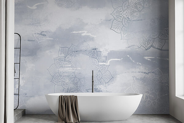 Fondo gris y blanco con motivos blancos y grises Fondo gris y blanco con motivos blancos y grises
