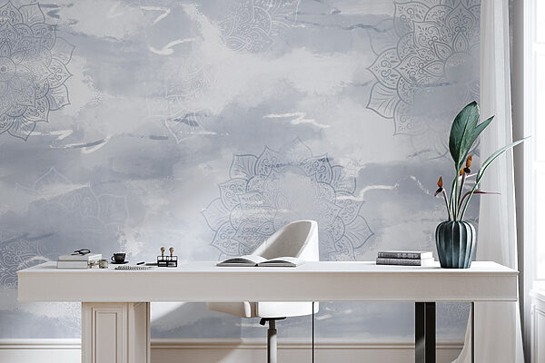 Fondo gris y blanco con motivos blancos y grises Fondo gris y blanco con motivos blancos y grises