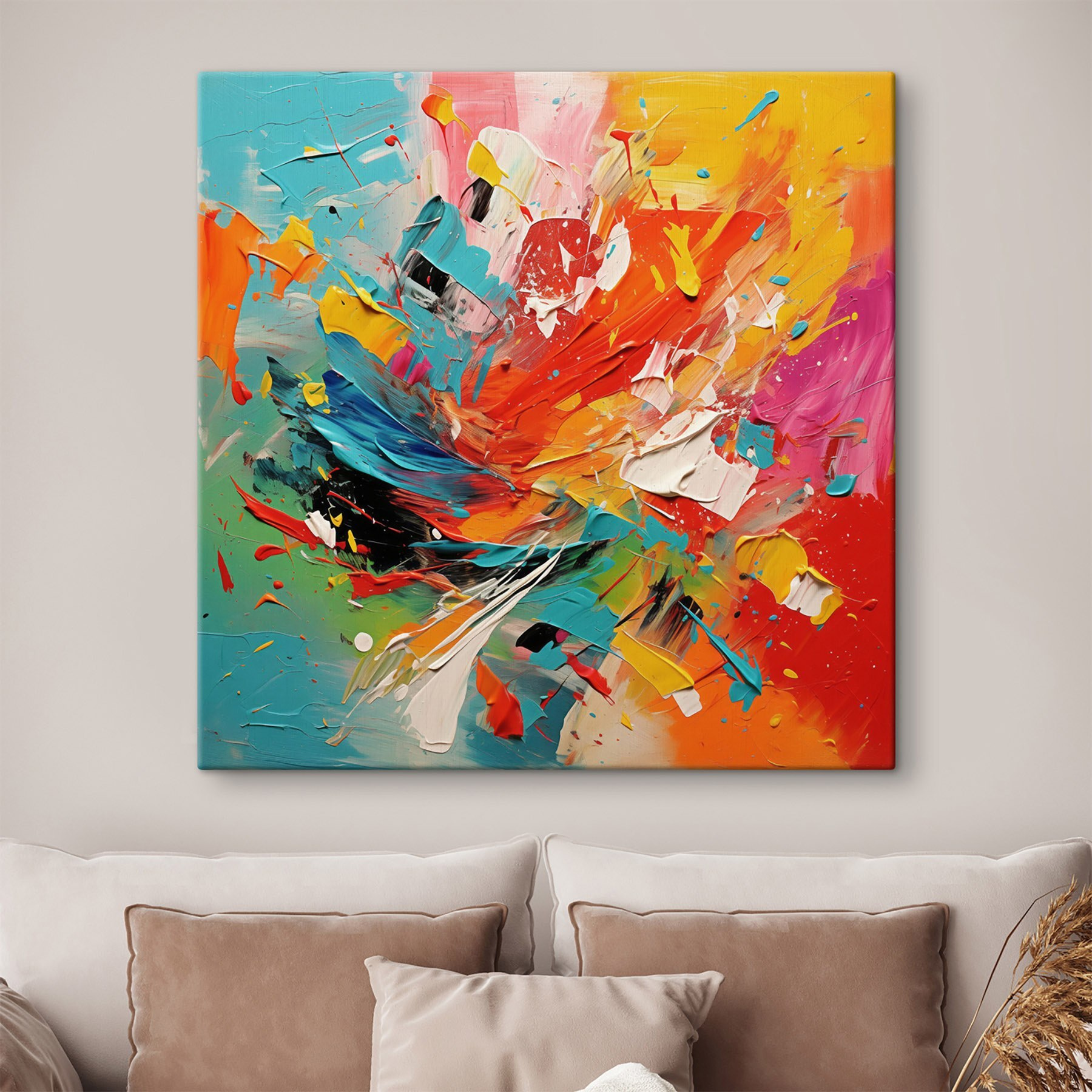 Painting of different colors Painting of different colors