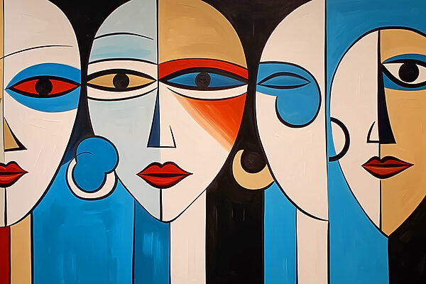 Painting of a group of people