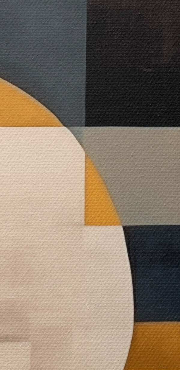 Painting of circles and lines