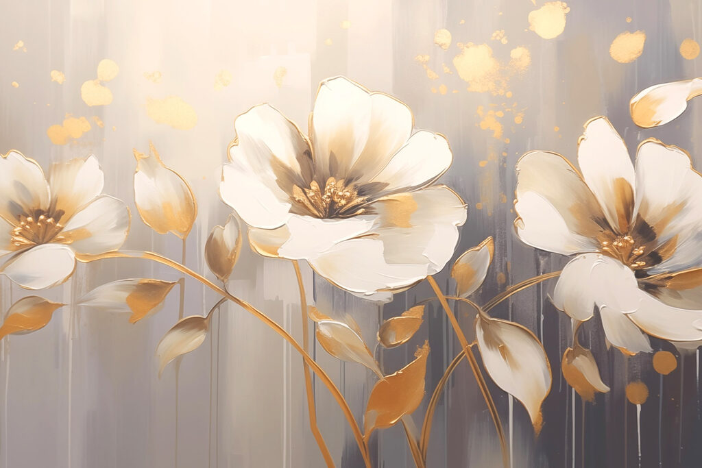 Elegant flowers in soft tones Elegant flowers in soft tones