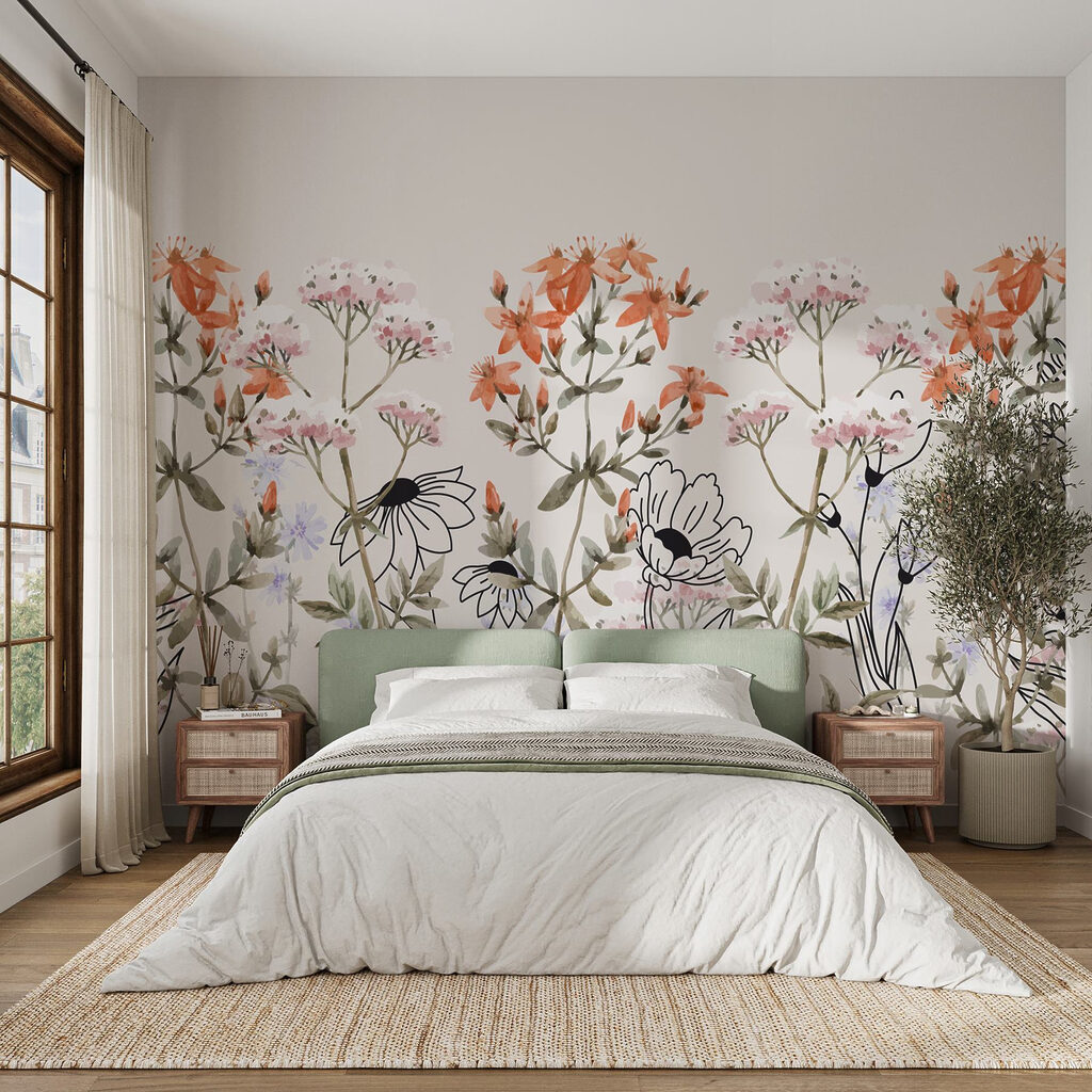 Whimsical floral arrangement in soft tones Whimsical floral arrangement in soft tones