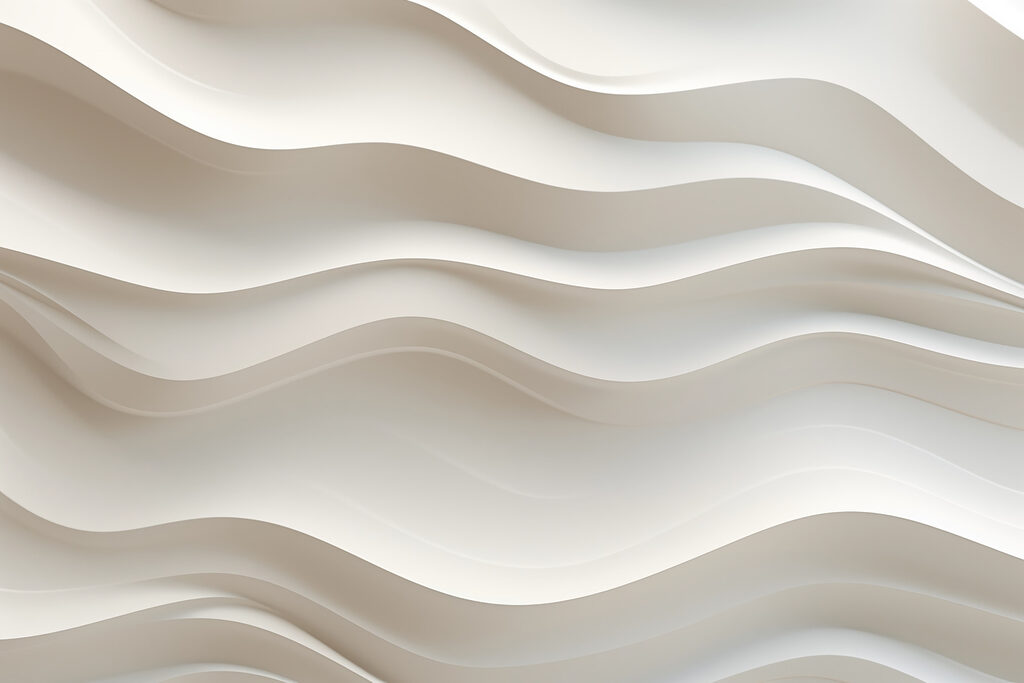White wall with wavy lines White wall with wavy lines