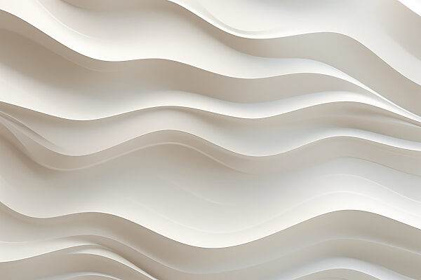 White wall with wavy lines White wall with wavy lines