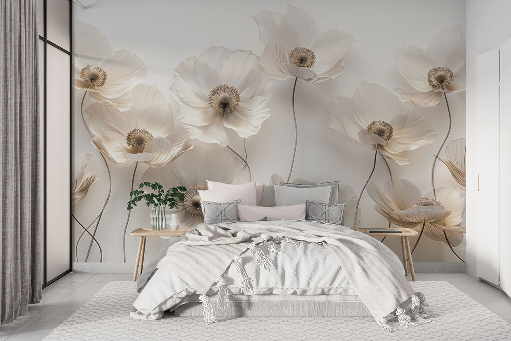 Group of white flowers