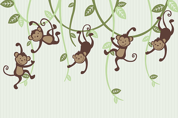Grupo de monos de lianas Grupo de monos de lianas