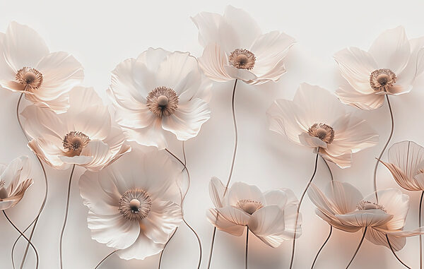 Group of white flowers