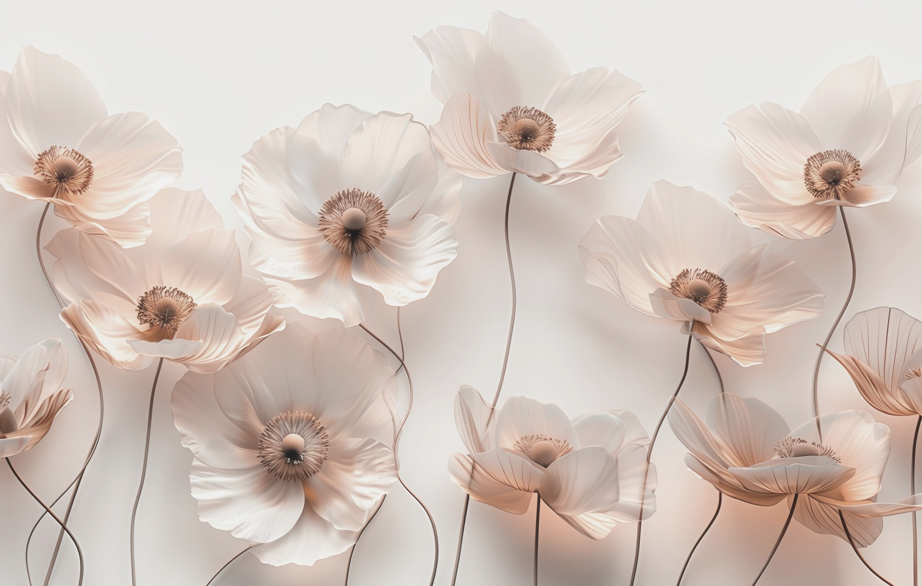 Group of white flowers