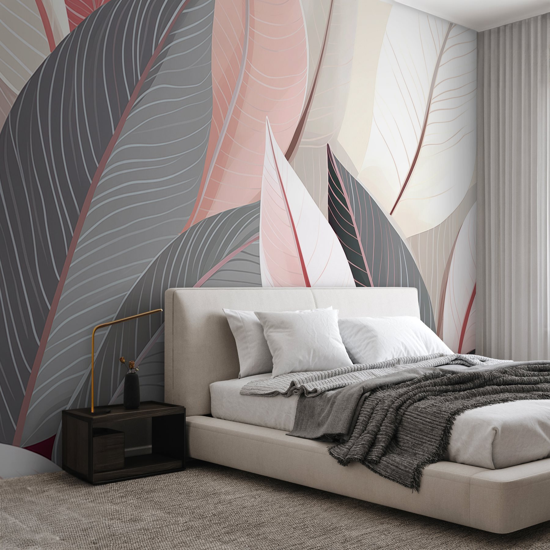 Soft hues and gentle textures flourish