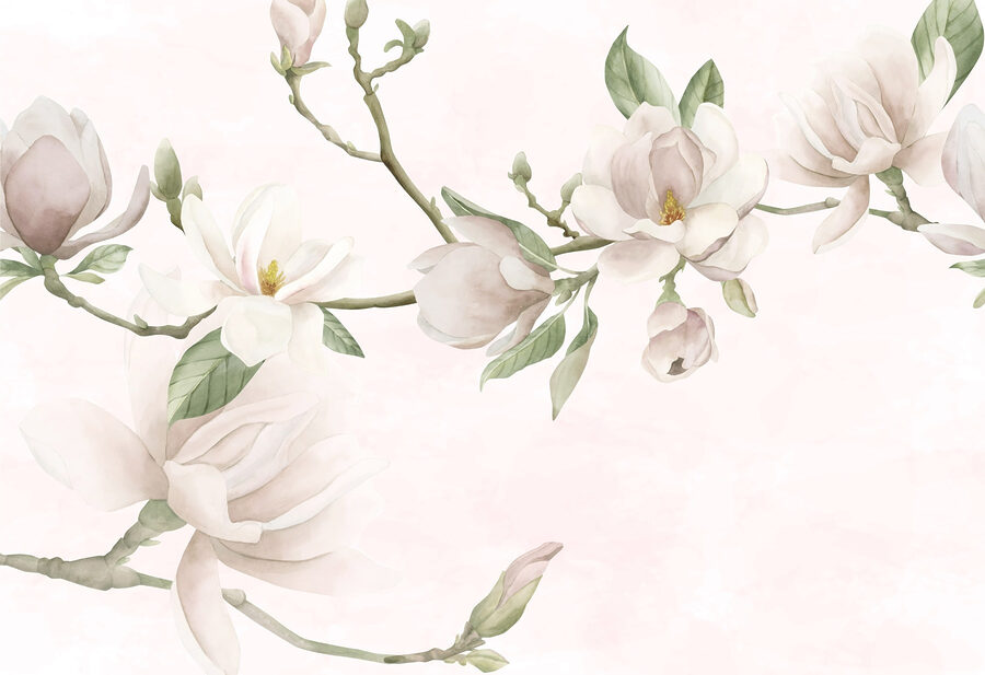 Fotomurales Flores delicadas sobre fondo suave - Imagen 3
