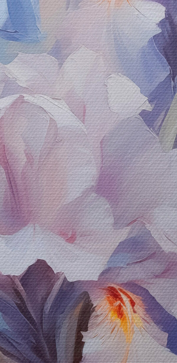 Painting of flowers on a surface Painting of flowers on a surface