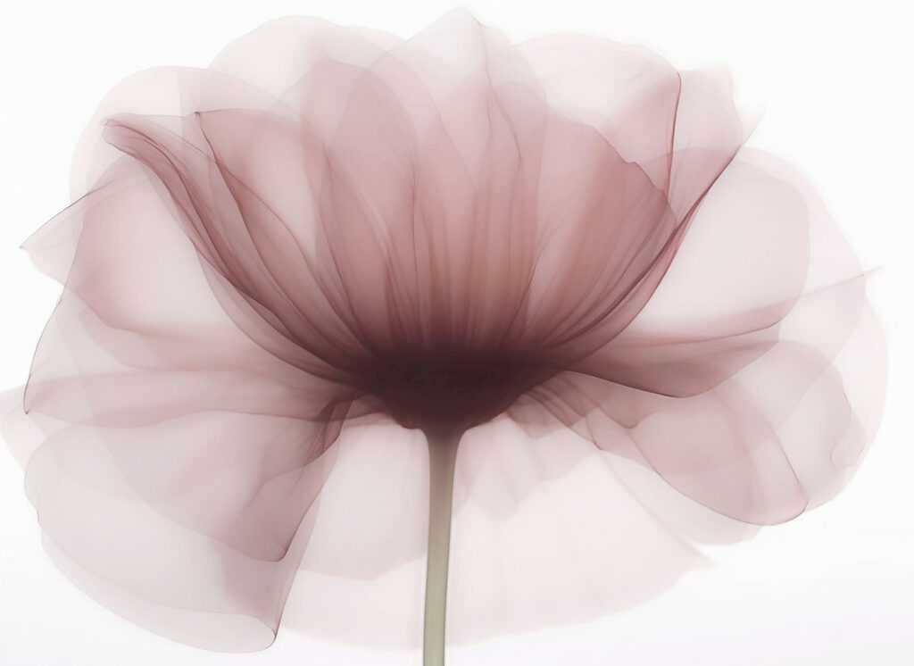 Flor transparente Flor transparente
