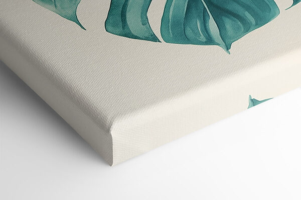 Lush green leaves in soft hues Lush green leaves in soft hues