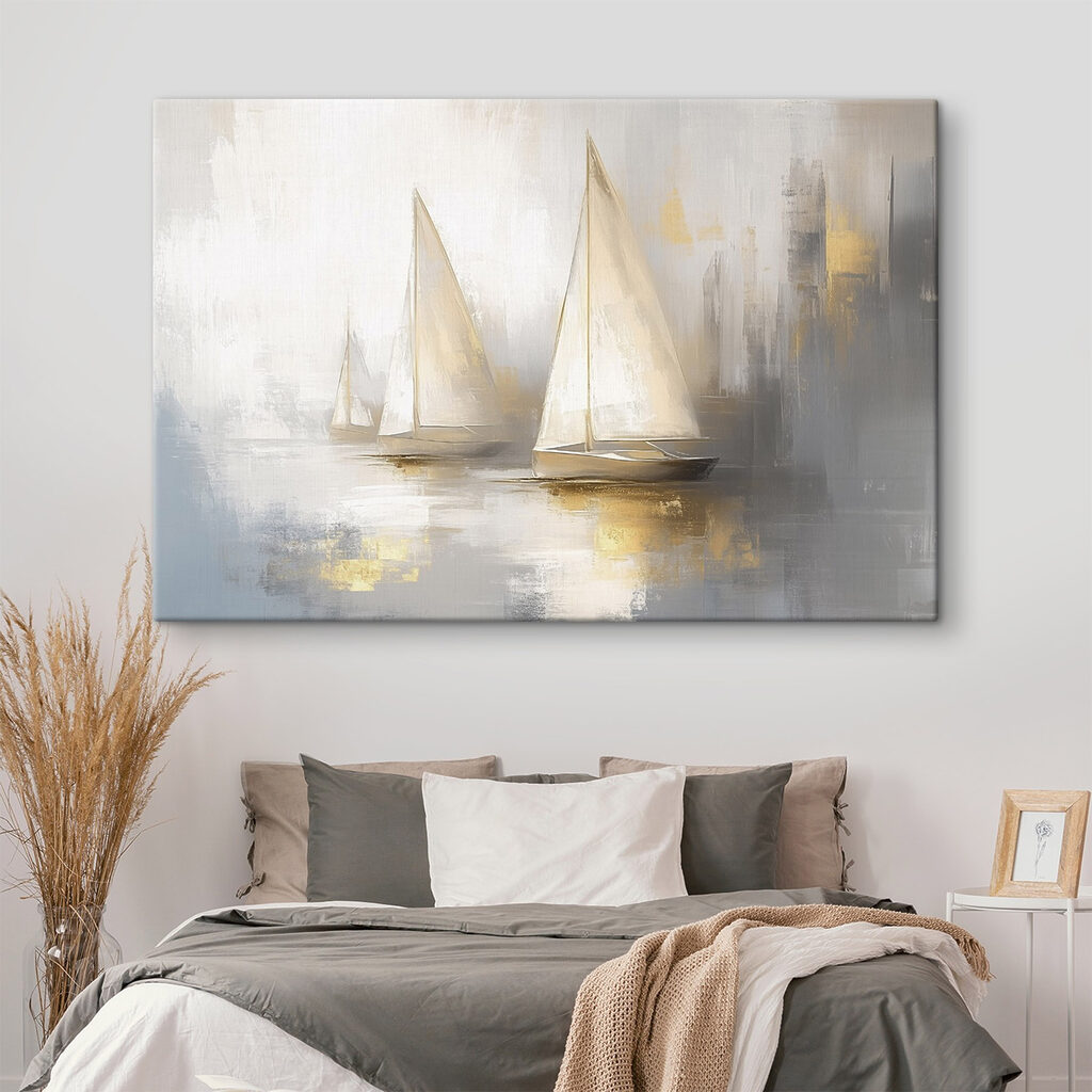 Group of sailboats in the water Group of sailboats in the water