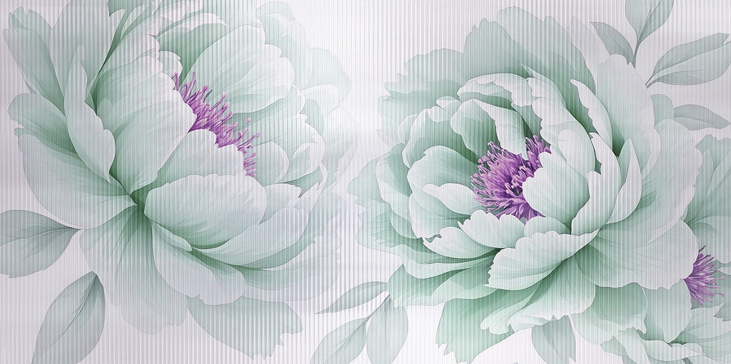 Flores delicadas en colores suaves Flores delicadas en colores suaves