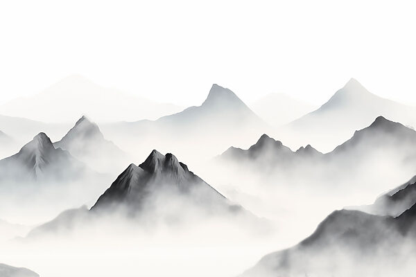 Cordillera con nubes Cordillera con nubes