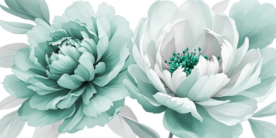 Elegancia floral en tonos suaves