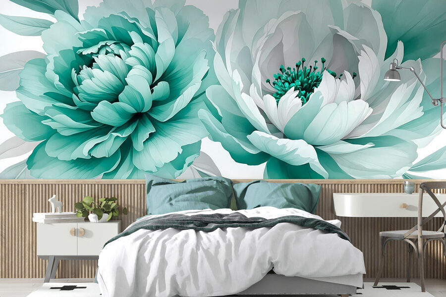 Elegancia floral en tonos suaves