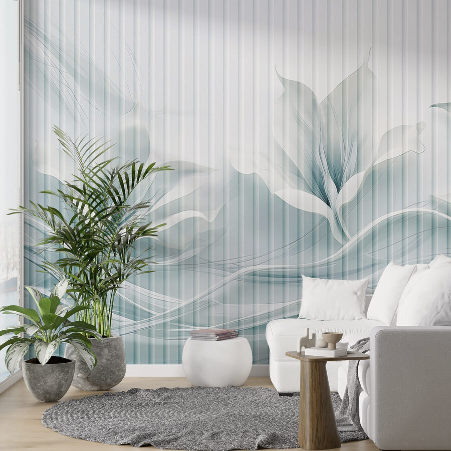 Etéreo diseño floral en tonos suaves