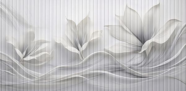 Elegant floral design with flowing patterns Elegant floral design with flowing patterns