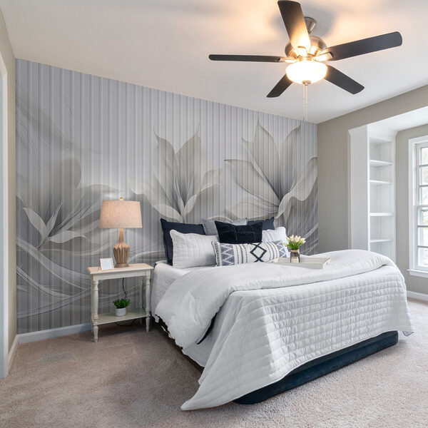 Fotomurales Fotomurales Elegante diseño floral con motivos fluidos (SKU: w03563)